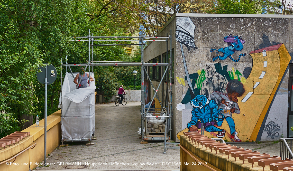 24.05.2017 - Abrissbaustelle Quiddezentrum in Neuperlach